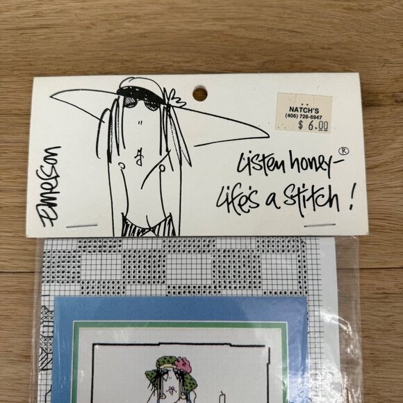 Twisted Threads Emerson Listen Honey Cross Stitch Chart Come on Baby Light NEW - Picture 3 of 6